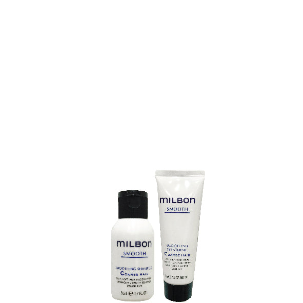 Global Milbon Smooth Travel Set 50ML - Coarse Hair